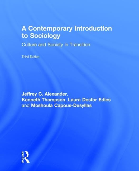 洋書 A Contemporary Introduction to Sociology Contemporary Introduction to Sociology: Culture and Society